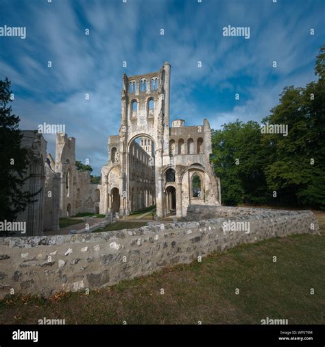 The Ruins Of The Old Abbey And Benedictine Monastery At Jumieges In