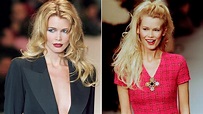 ¿Qué ha sido de Claudia Schiffer, la supermodelo de los 90? Ya tiene 52 ...