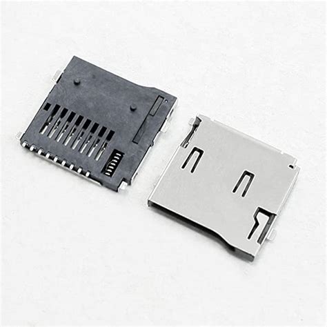 Uxcell 10 Pieces Spring Loaded Pushpush Type Tf Micro Sd