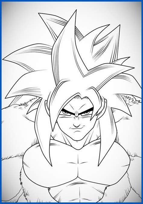 Las Mejores 159 Dibujos De Goku Fase 4 Faciles Jorgeleonmx