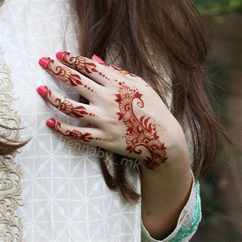 Red Henna Mehndi Design For Bride Ennabymk Latest Henna Designs
