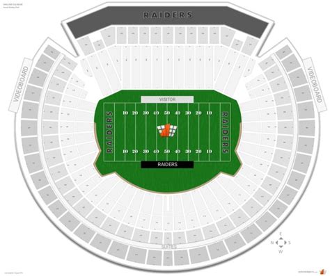 Virtual Seating Chart Oakland Raiders