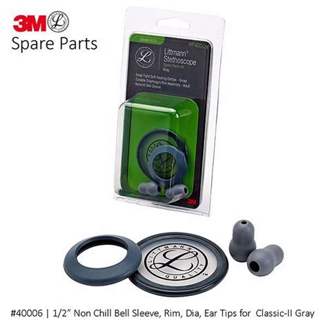 3m Littmann Stethoscope Spare Parts Kit Classic Ii Se Gray Healthmate