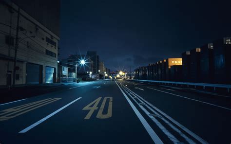 壁纸 日本 路灯 街 都市风景 晚间 高速公路 黄昏 基础设施 灯光 黑暗 车道 1920x1200 Pvtpwn