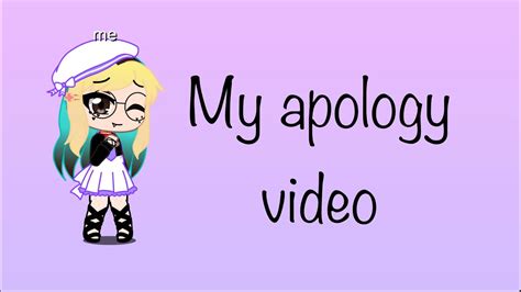 My Apology Video Youtube