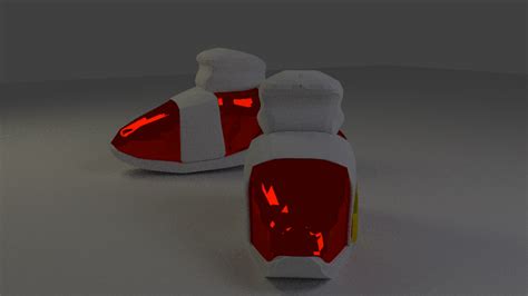 Sonic Shoes 3d Model