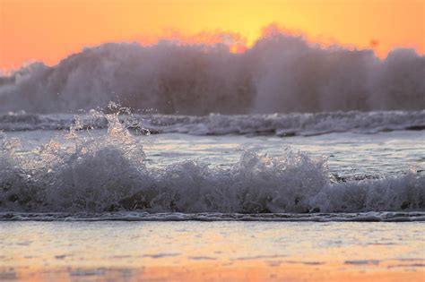 Rolling Waves Hide Sunrise Photograph By Robert Banach Fine Art America