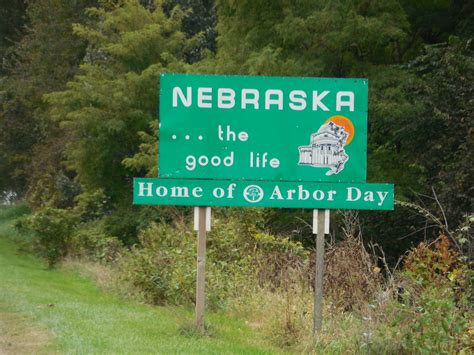 Welcome To Nebraska Us Hwy 136 At Brownville Nebraska Jimmy