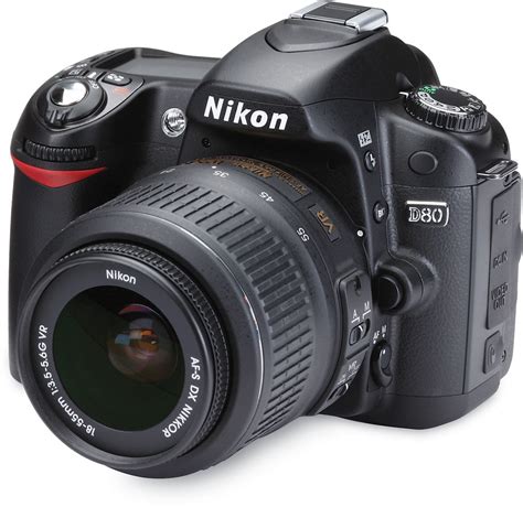 Nikon D80 Kit 102 Megapixel Digital Slr Camera With 18 55mm Image