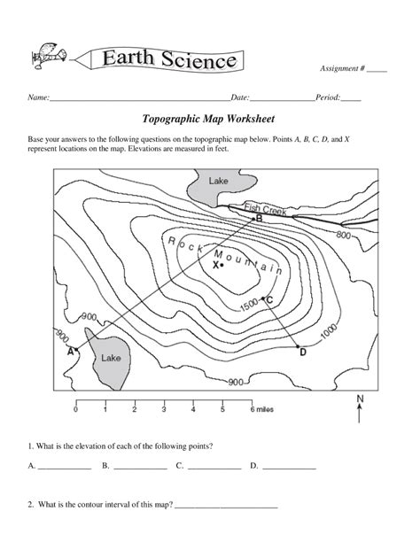Gizmo of the week reading topographic maps. Topographic Map Worksheet Pdf Answer Key - Best Map Collection