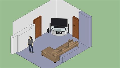 Furniture Arrangement Floor Plan Included Fireplace