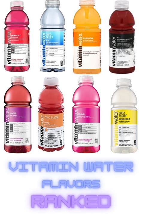 All 15 Vitamin Water Flavors Ranked Food Rankers