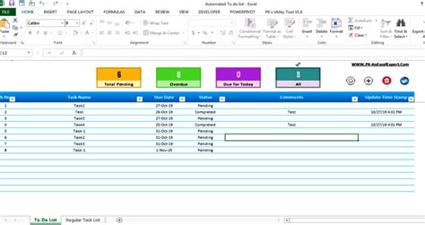 7 To Do List Template Excel Daily Weekly Monthly Tracking