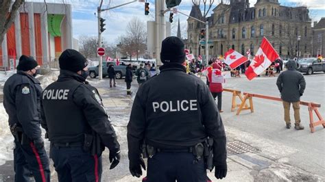 Police Say Fredericton Protest Ongoing As Day 3 Wraps Up Cbc News