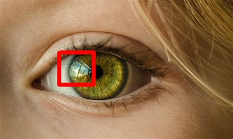 Extracting Images From Reflections In The Eye