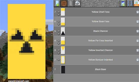 Nuclear Sign Banner Minecraftbanner