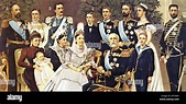 . Inglés: el rey Oscar II de Suecia (1829-1907) y de su familia, desde ...