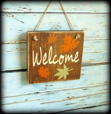 30 Fall Welcome Signs For Front Porch