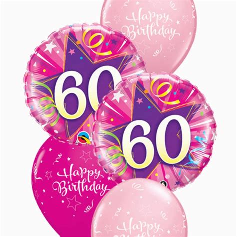 60th Birthday Flowers And Balloons Birthdaybuzz