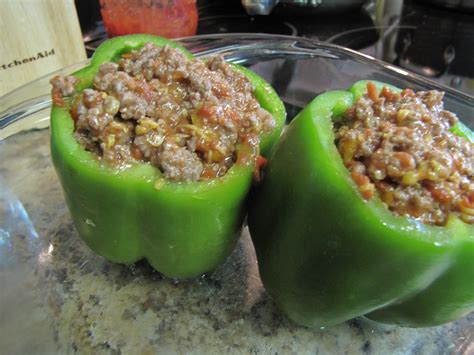 Easy Peasy Stuffed Bell Peppers