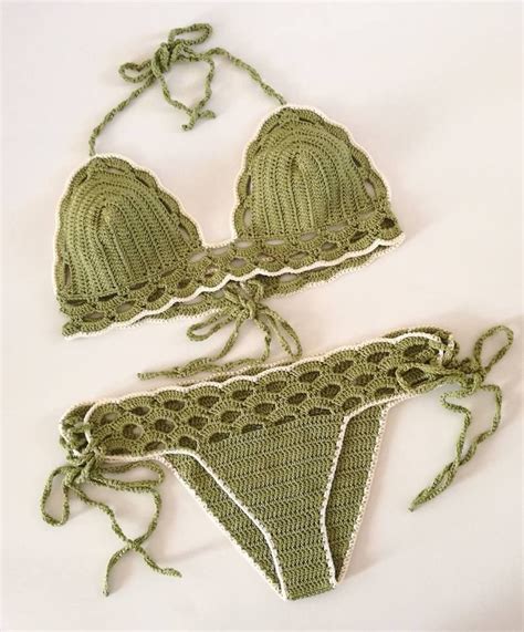 Bikini Crochet Traje De Ba O Tejido Vestidos De Ba O Croch