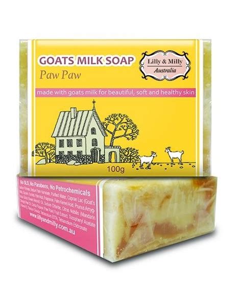Lilly And Milly Goats Milk Soap Paw Paw 100g Sale Natonic