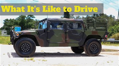 Humvee Build Driving A Military Humvee Hmmwv Youtube