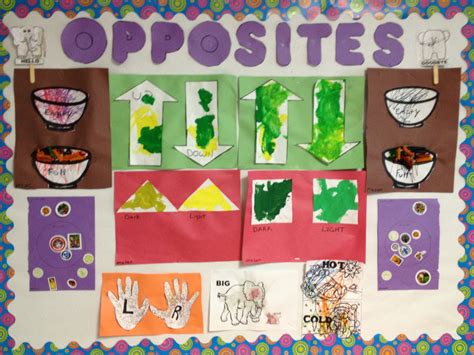 Opposites board | Opposites preschool, Opposites crafts, I preschool crafts