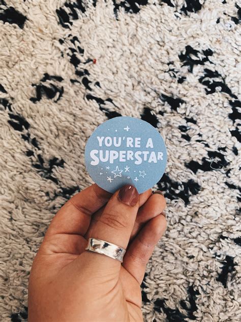 Youre A Superstar Downloadable Sticker Etsy