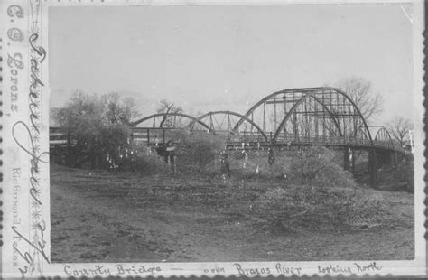 County Bridge Over Brazos River Side 1 Of 1 The Portal To Texas