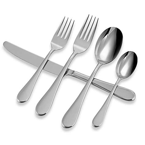 oneida flatware icarus piece beyond bath bed sets patterns stainless silverware steel fork spoon bedbathandbeyond reg knife pieces dining alternate
