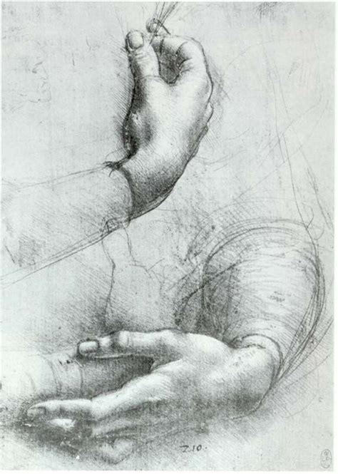 Einzigartig Leonardo Da Vinci Hands Drawing