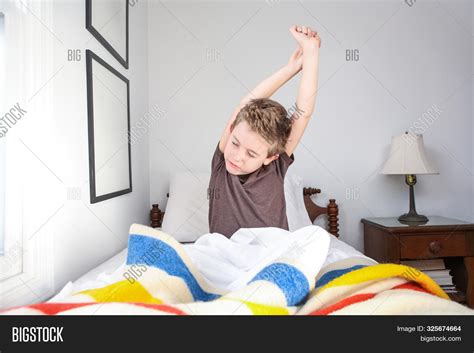 Boy Waking Morning Image And Photo Free Trial Bigstock