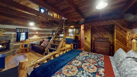 Blue Log Cabin Frontier Log Cabins