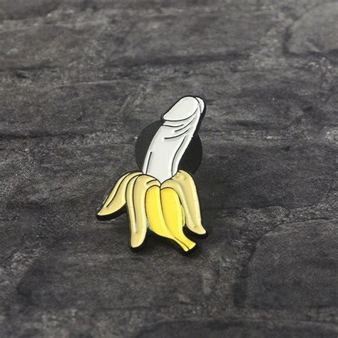 3ebe creative brooch buckle brooch pins banana dick men t breastpin funny ebay