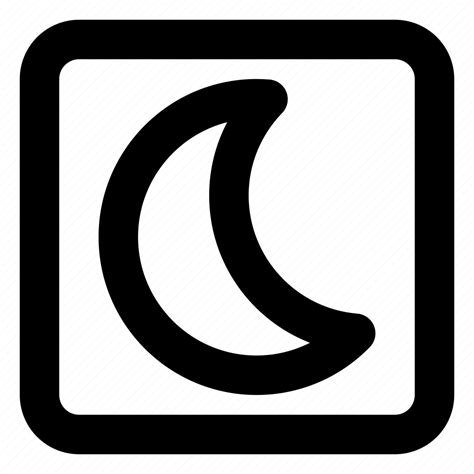 Dark Mode Moon Night Icon Download On Iconfinder