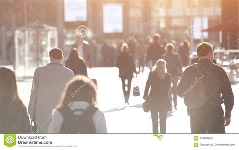 Crowd Of People Walking On The Street Editorial Image - Image of many, city: 114402655
