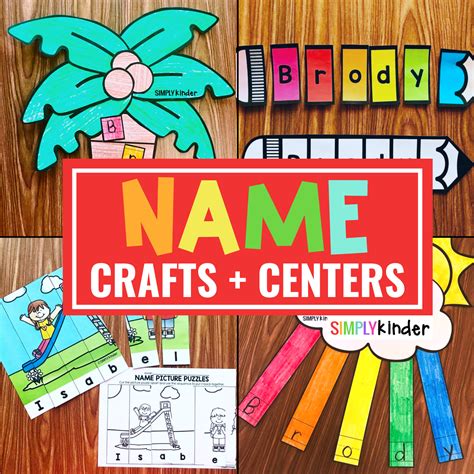Name Crafts And Name Centers Simply Kinder