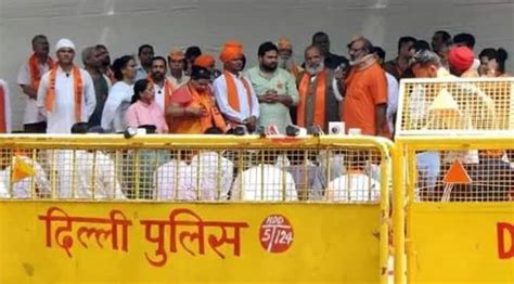 Hindu Sena Mahapanchayat Cancelled Midway Over ‘hate Speech Delhi Police