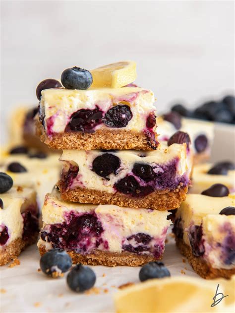Lemon Blueberry Cheesecake Bars If You Give A Blonde A Kitchen