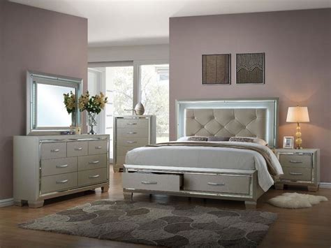 Elements Lt150 Platinum Bedroom Set Dallas Designer Furniture
