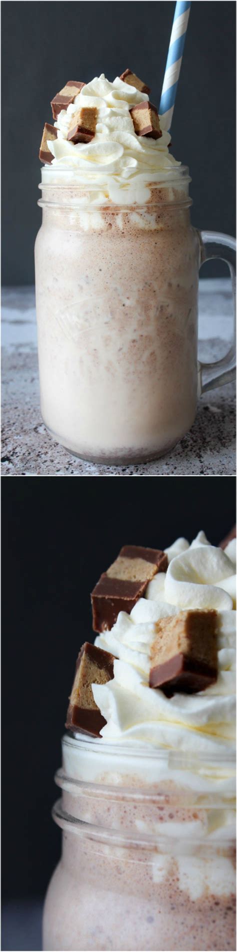Replay how to make the perfect milkshake. Reese's Peanut Butter Cup Milkshake - Homemade Milkshake - Peanut butter Milkshak… | Homemade ...