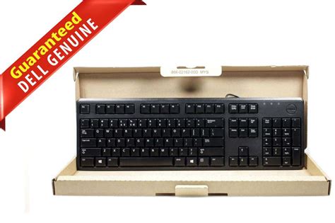 New Genuine Dell Kb212 B Usb 104 Keys Us English Wired Keyboard Black