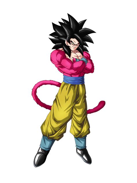 goku ssj4 render [dokkan battle] by maxiuchiha22 on deviantart dragon ball gt dragon ball image