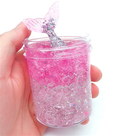 120ml Multicolor Mermaid Crystal Slime Clay Squeeze Reduce Stress Child