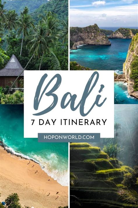 7 Days Bali Itinerary The Ultimate Bali Travel Guide • Hoponworld