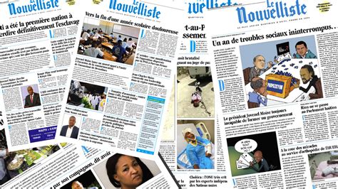 Le Nouvelliste Tombe En Panne, Suspend Sa Version Papier