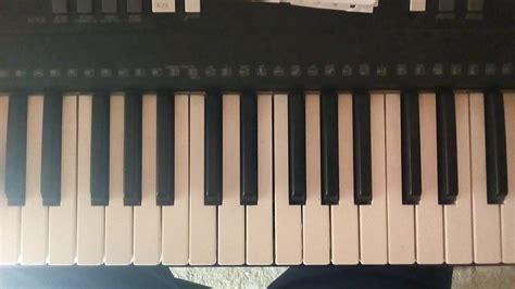 F7 Acorde De Fa Sostenido Séptima Piano Lecciones De Teclado