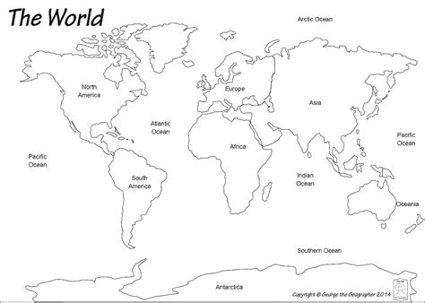 Blank World Map Best Photos Of Printable Maps Political With Continents