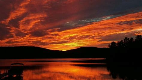 Beautiful Sunset Silver Lake Maine Silver Lake Beautiful Sunset